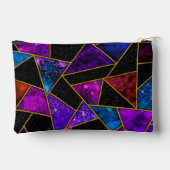 Elegant rot lila gurt geometrisch zubehörtasche (Rückseite)