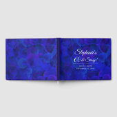 Elegant Royal Blue 60 und Sassy Birthday Party Gästebuch (Voll)