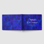 Elegant Royal Blue 70 & Sensational Birthday Party Gästebuch (Voll)