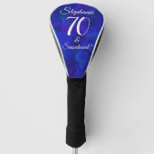 Elegant Royal Blue 70 und sensationeller Geburtsta Golf Headcover (Vorderseite)