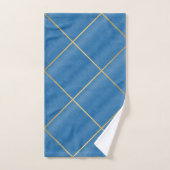 ELEGANT ROYAL BLUE DESIGN BATH TOWEL SET (Handtuch)