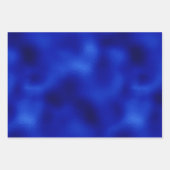 Elegant Royal Blue Foil Hanukkah Geschenkpapier Set (Vorderseite 2)