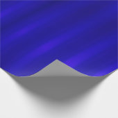 Elegant Royal Blue Folds Geschenkpapier (Ecke)