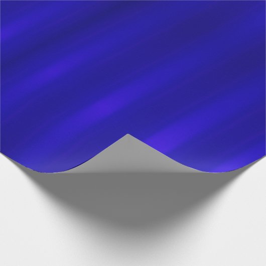 Elegant Royal Blue Folds Geschenkpapier (Ecke)