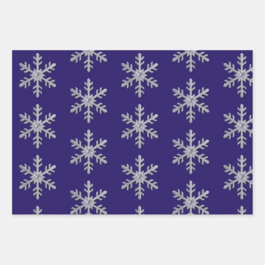 Elegant royal blue  geschenkpapier set (Vorderseite 3)