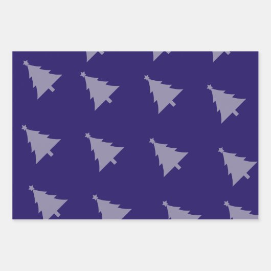 Elegant royal blue geschenkpapier set (Vorderseite)