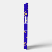 Elegant Royal Blue Gold Glitzer iPhone 13 Pro Fall Case-Mate iPhone Hülle (Rückseite / Rechts)