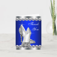 Elegant Royal Blue High Heel Shoe Vielen Dank Kart