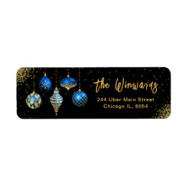 Elegant Royal Blue Ornament Christmas