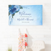 Elegant Royal Blue Watercolor Banner (Insitu)