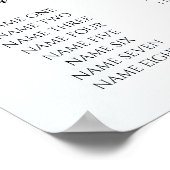 Elegant Royal Blue Watercolor Poster (Ecke)