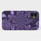 Elegant Royal Lila Liquid Sparkle Case-Mate iPhone Hülle (Rückseite (Horizontal))
