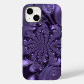 Elegant Royal Lila Liquid Sparkle Case-Mate iPhone Hülle (Rückseite)