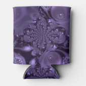 Elegant Royal Lila Liquid Sparkle Dosenkühler (Vorderseite)