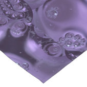 Elegant Royal Lila Liquid Sparkle Kurzer Tischläufer (Ecke)