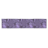 Elegant Royal Lila Liquid Sparkle Kurzer Tischläufer (Horizontal)