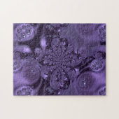 Elegant Royal Lila Liquid Sparkle Puzzle (Horizontal)