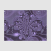 Elegant Royal Lila Liquid Sparkle Seidenpapier (Vorderseite)