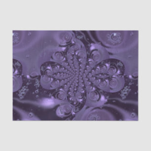 Elegant Royal Lila Liquid Sparkle Seidenpapier