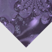 Elegant Royal Lila Liquid Sparkle Seidenpapier (Ausschnitt)