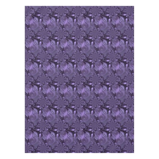 Elegant Royal Lila Liquid Sparkle Tischdecke (Vorderseite)