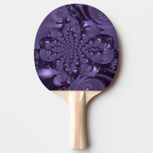 Elegant Royal Lila Liquid Sparkle Tischtennis Schläger