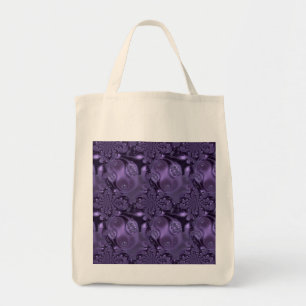 Elegant Royal Lila Liquid Sparkle Tragetasche
