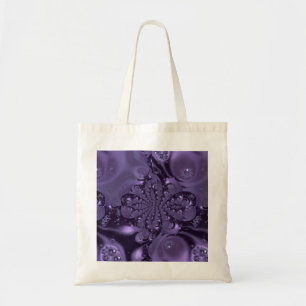 Elegant Royal Lila Liquid Sparkle Tragetasche