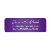 Elegant Royal Lila Ombre (Vorne)