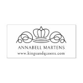 Elegant, royal permastempel (Design)