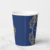 Elegant Royal Prince Baby Shower Pappbecher (Rechts)