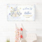 Elegant Royal Princess Castle Birthday Party  Banner (Insitu)
