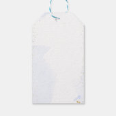 Elegant Royal Princess Castle Birthday Party Geschenkanhänger (Rückseite)