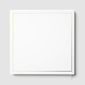 Elegant Royal Scripted Font Wedding Gästebuch (Rückseite)