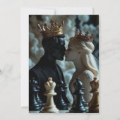 Elegant Royal Wedding Invitation Ankündigung (Rückseite)