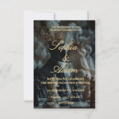 Elegant Royal Wedding Invitation Dankeskarte (Vorderseite)