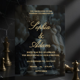Elegant Royal Wedding Invitation Folieneinladung
