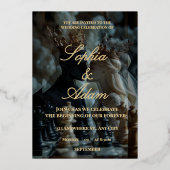 Elegant Royal Wedding Invitation Folieneinladung (Vorderseite)