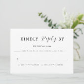 Elegant RSVP Card - NYC Save The Date (Stehend Vorderseite)