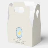 Elegant Rubber Ducky Ribbon Babydusche Geschenkschachtel (Geöffnet)