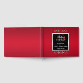 Elegant Ruby Gemstones 40. Hochzeitstag Gästebuch (Voll)
