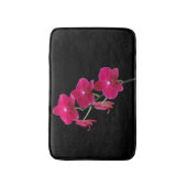 Elegant Ruby Red Orchids Bath Mats Rugs Badematte (Vorderseite Vertikal)