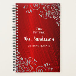 Elegant Ruby Red Wedding Planer