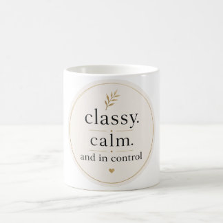 Elegant Ruhig und Kontrolliert Kaffeetasse