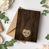 Elegant Rustic 50. Hochzeitstag Einladung