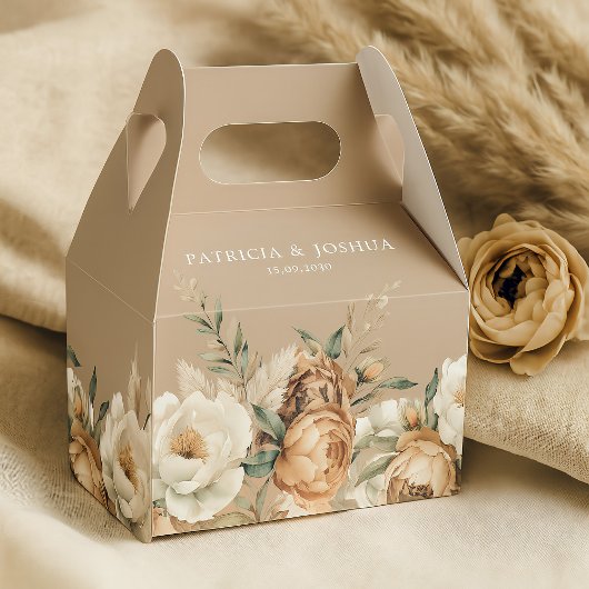 Elegant Rustic Boho Wedding Favor Boxes Geschenkschachtel