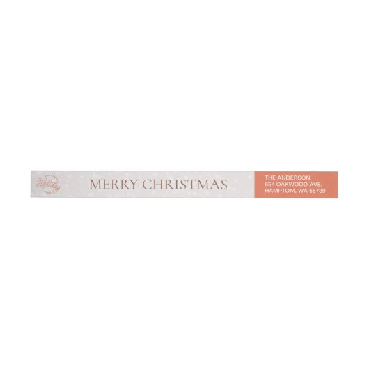 Elegant Rustic Christmas Burnt Orange (Person)