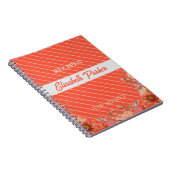 Elegant rustic floral kitchen cookbook recipes notizblock (Rechte Seite)