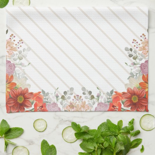 Elegant rustic floral kitchen geschirrtuch (Gefaltet)