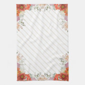 Elegant rustic floral kitchen geschirrtuch (Vertikal)